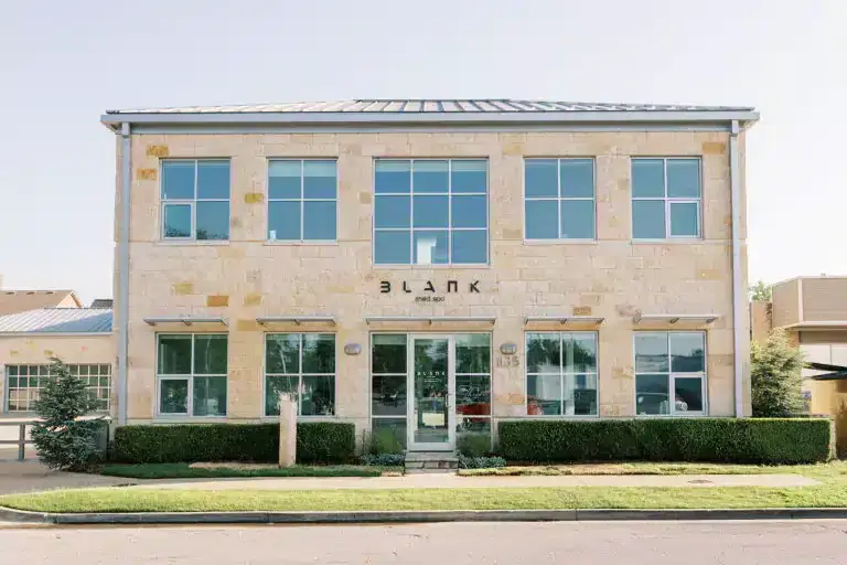 Exterior view of Blank Med Spa building.